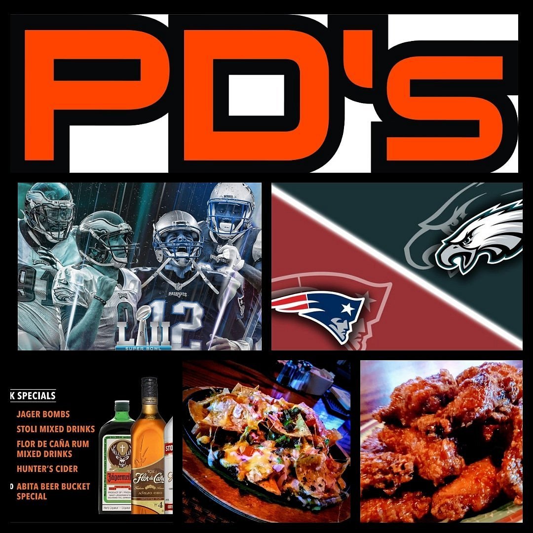 Super Bowl drink specials at PD's Sports Bar & Grill Cayman