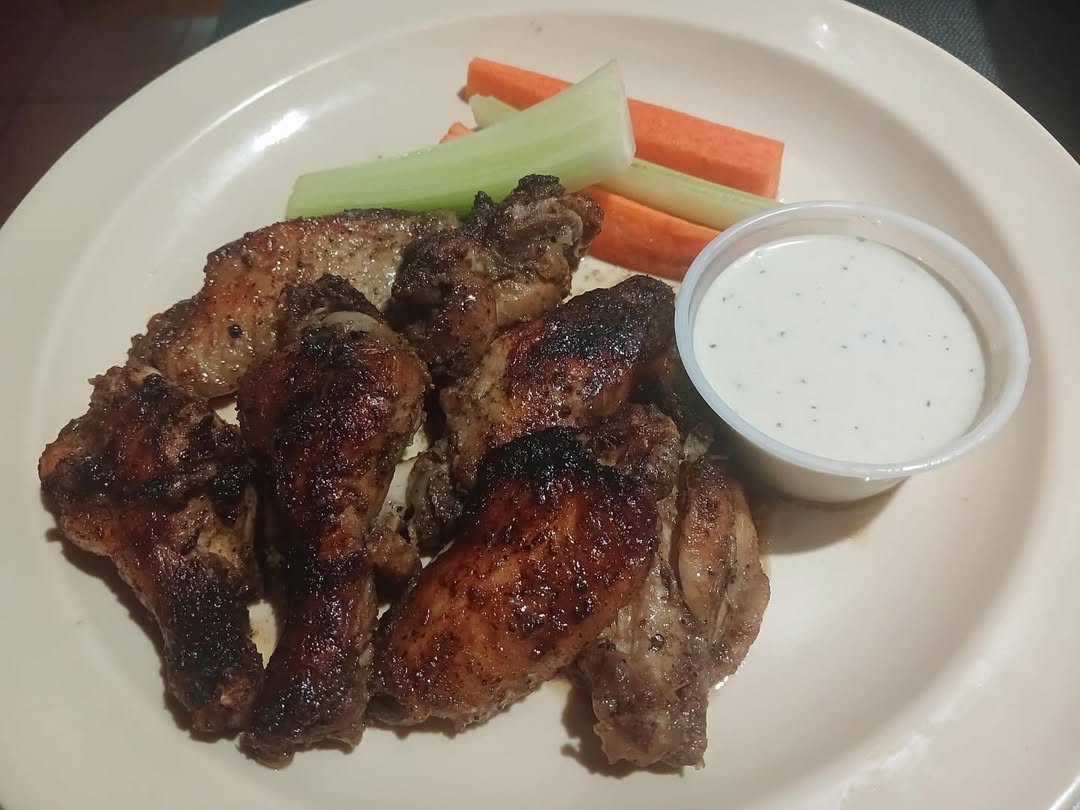 PD's wings, made to order — Cayman Style, Buffalo and BBQ